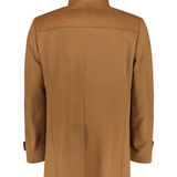 Lavard Camel Bib Front Wool Coat