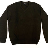 Ingo - Cuno V-Neck Sweater in Black.