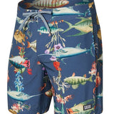 These 2N1 board shorts combine a Slim Fit liner over a fixed-waist shell. The integrated liner is form-fitting through the butt and thighs. Big waves and bold moves. Betawave is the first-ever board short equipped with the BallPark Pouch, providing unreal support in and out of the water.