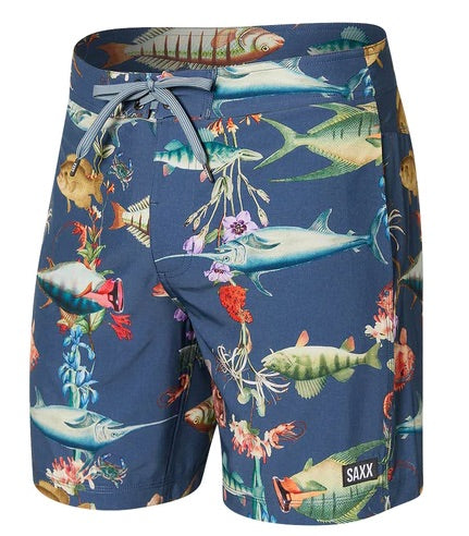 These 2N1 board shorts combine a Slim Fit liner over a fixed-waist shell. The integrated liner is form-fitting through the butt and thighs. Big waves and bold moves. Betawave is the first-ever board short equipped with the BallPark Pouch, providing unreal support in and out of the water.