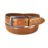 Bench Craft Fancy Brown Leather Belt