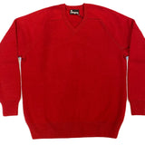 Ingo - Cuno V-Neck Sweater in Cherry.