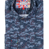 7 Downie St. Camo Print Long Sleeve Shirt