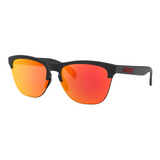 Oakley - Frogskins Lite in Matte Black with Prizm Ruby Lens.