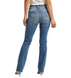 This fit offers a high rise and slim boot leg cut, constructed from indigo denim with 92%, 7% polyester and 1% elastane for a soft and comfortable power stretch.