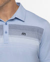With a textured, gradient chest stripe, the GREEN CANOPY polo not only looks great, it feels great, too.