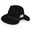 Wallaroo Gabi Ponytail Hat in black.