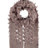 Fraas Scarf Clipped Tie Woven Wrap Scarf