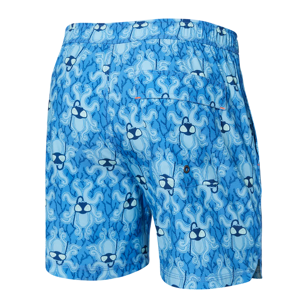 5"& 7" LENGTHS. These 2N1 Swim Shorts combine a Slim Fit liner with an elastic-waist shell. The integrated liner is form-fitting through the butt and thighs. 