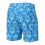 5"& 7" LENGTHS. These 2N1 Swim Shorts combine a Slim Fit liner with an elastic-waist shell. The integrated liner is form-fitting through the butt and thighs. 
