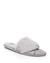 PJ Salvage Grey Plush Thong Slipper