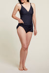 Tribal Swim Dress with Wrap Front