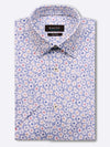 Bugatchi MILES Floral Print OoohCotton Short Sleeve Shirt
